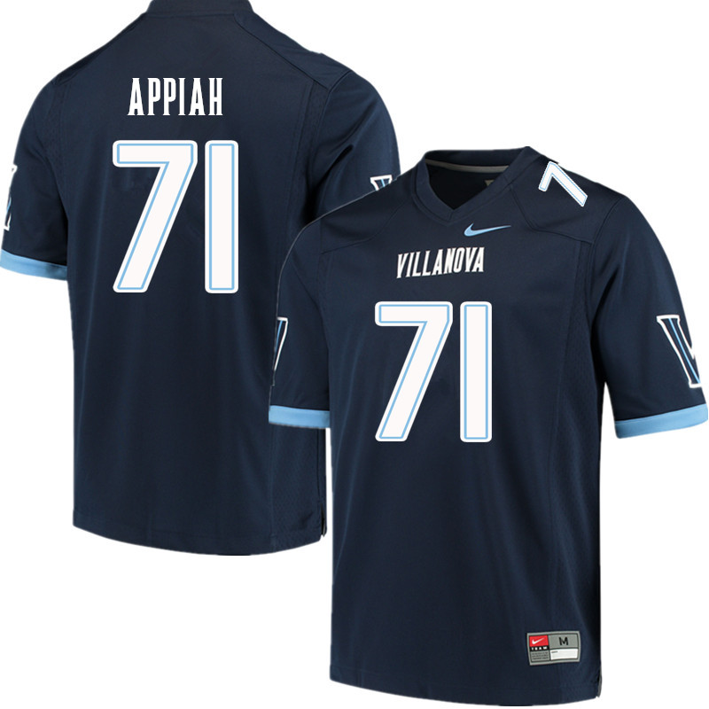 Men #71 Kofi Appiah Villanova Wildcats College Football Jerseys Sale-Navy